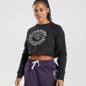 Gymshark Black Crop Top